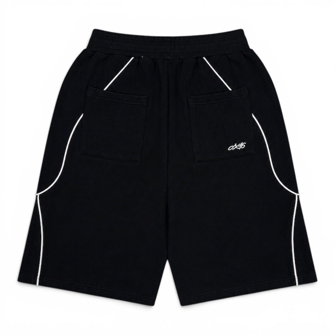 OX16 Baggy Black Shorts (Medium)