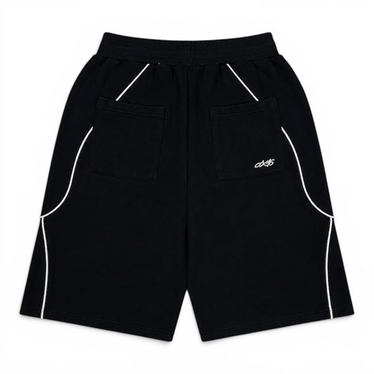 OX16 Baggy Black Shorts (Medium)
