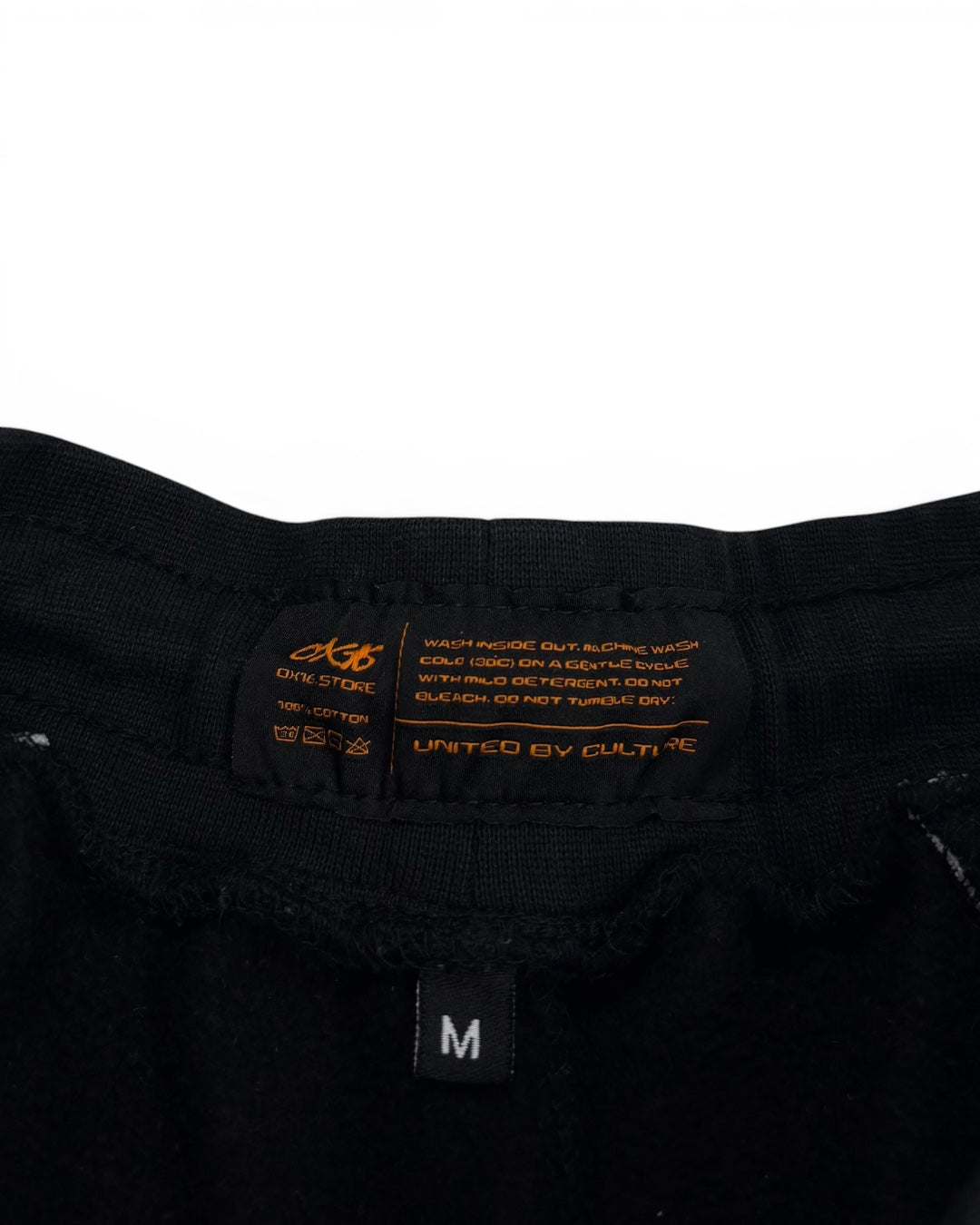 OX16 Baggy Black Shorts (Medium)