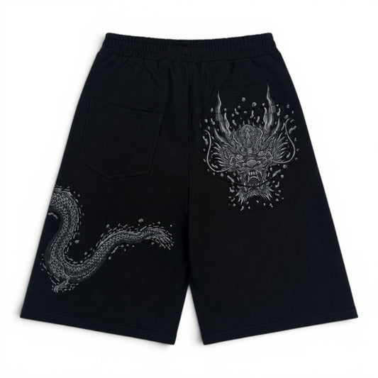 By Bounty Black Dragon Shorts (Large)