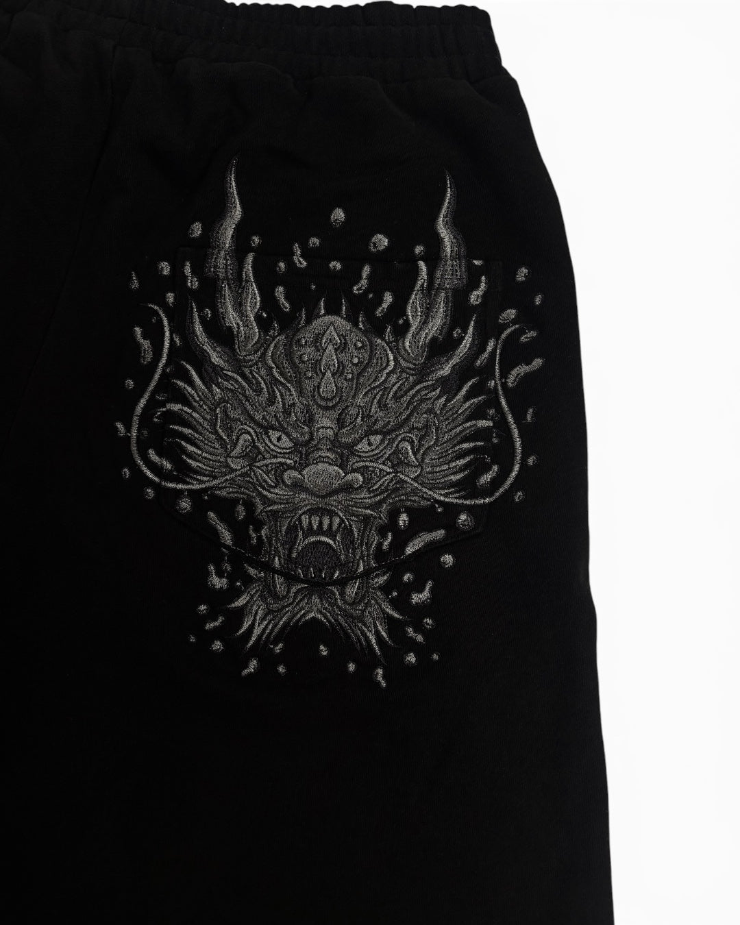 By Bounty Black Dragon Shorts (Large)