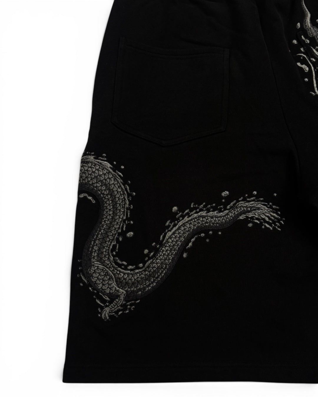 By Bounty Black Dragon Shorts (Large)