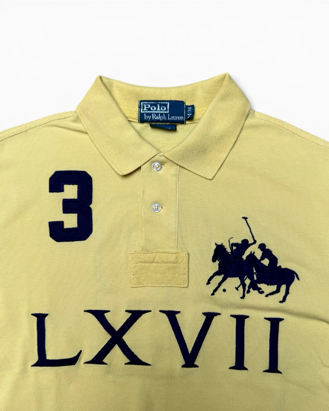 Ralph Lauren Yellow LXVII Big Pony Polo (Medium)