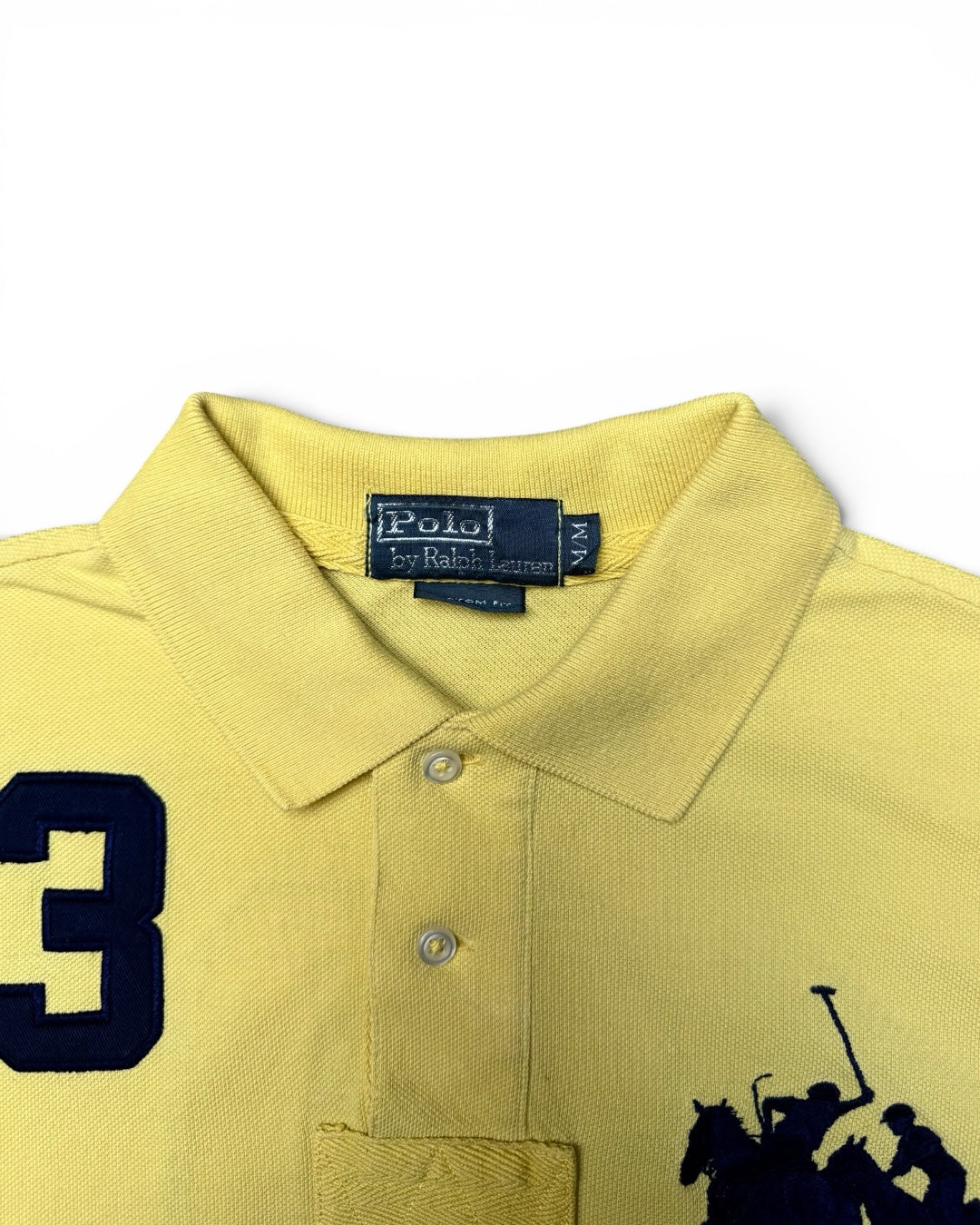 Ralph Lauren Yellow LXVII Big Pony Polo (Medium)
