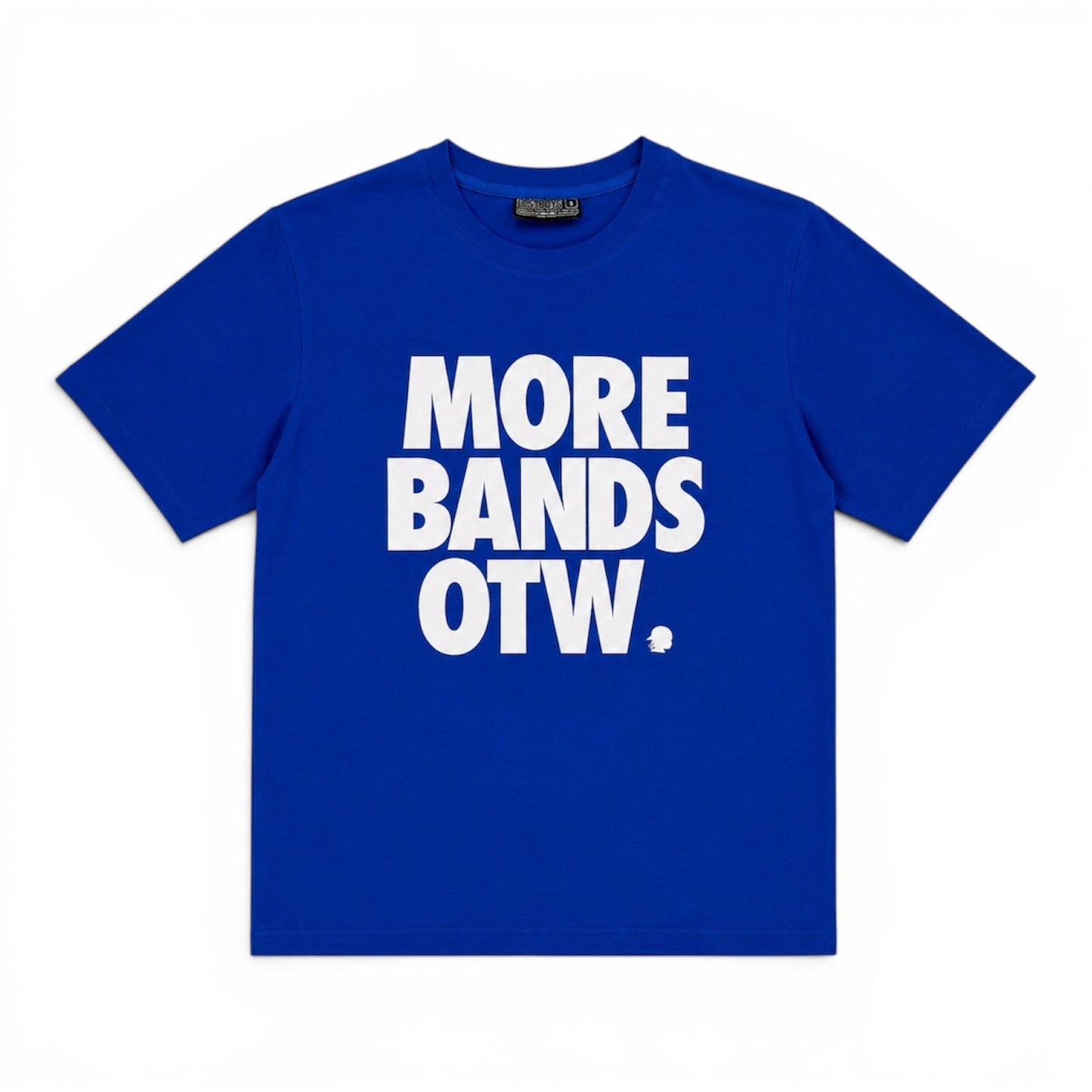 Boxy Blue T-Shirt "More Bands OTW" (Medium)