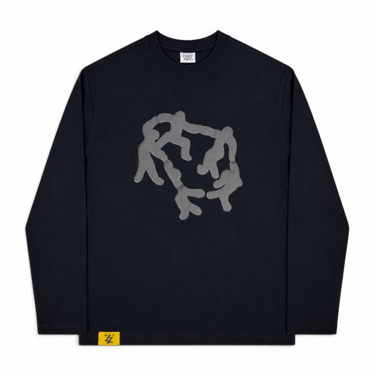 Snores Longsleeve Black Print (Small)