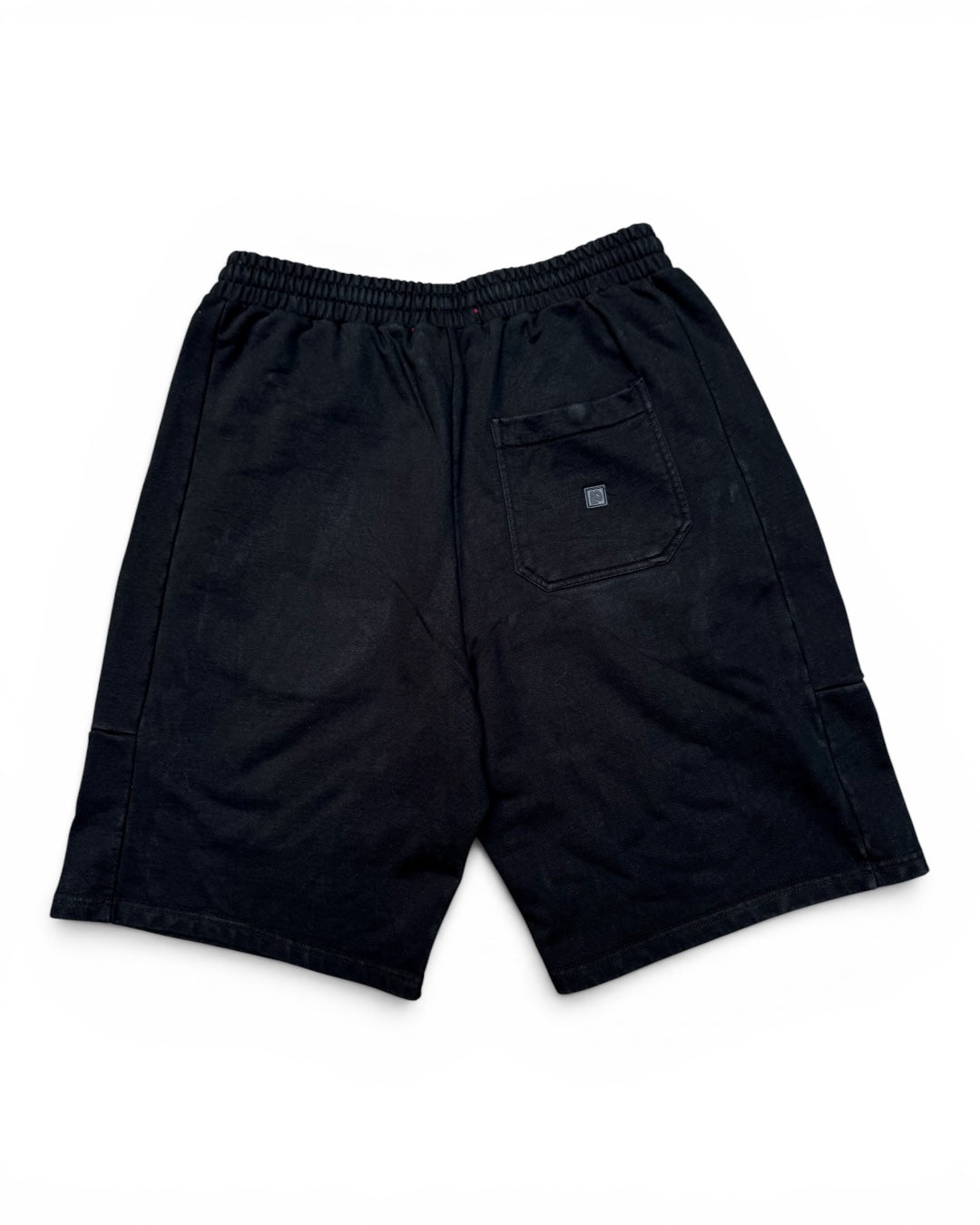 Poser Black Cotton Shorts (Medium)
