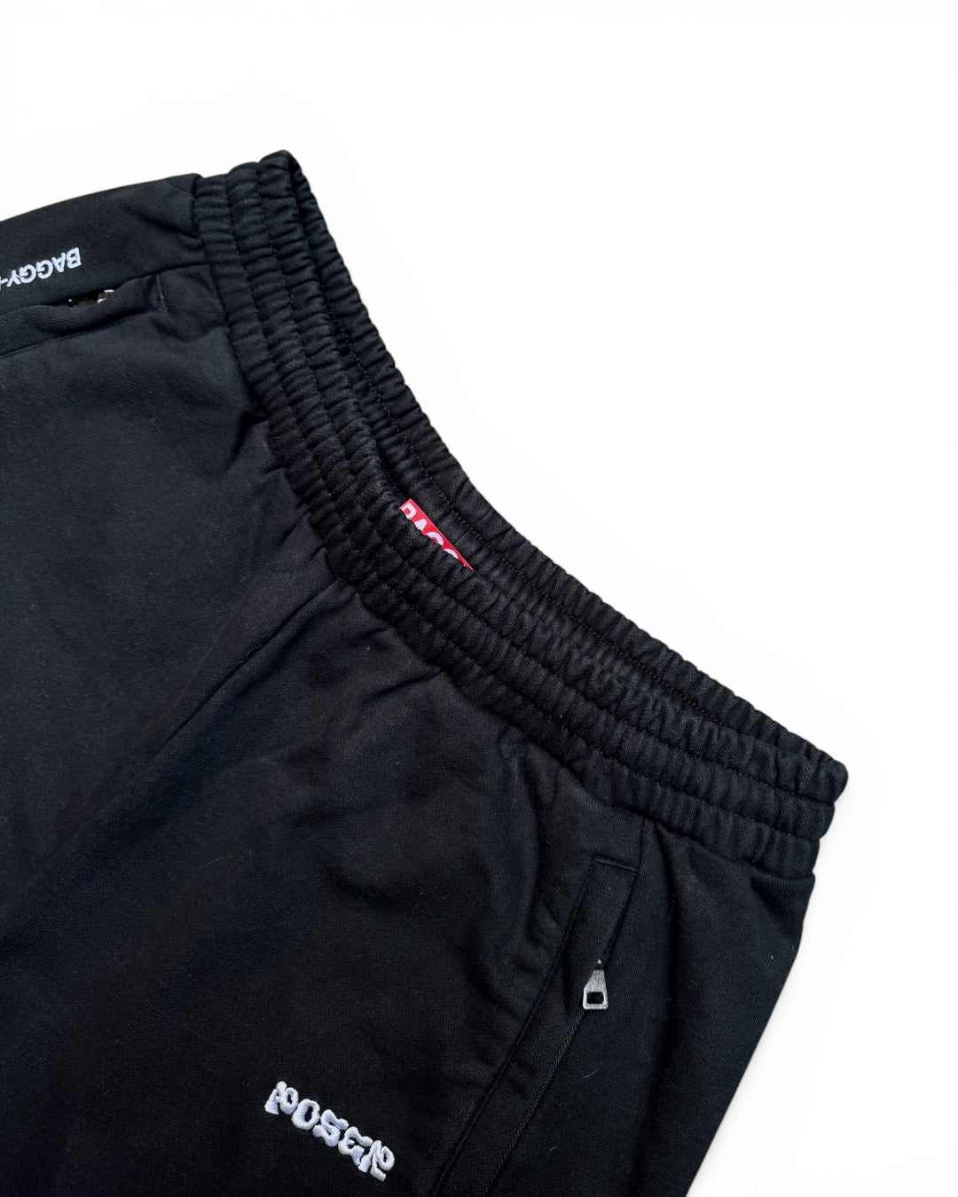 Poser Black Cotton Shorts (Medium)