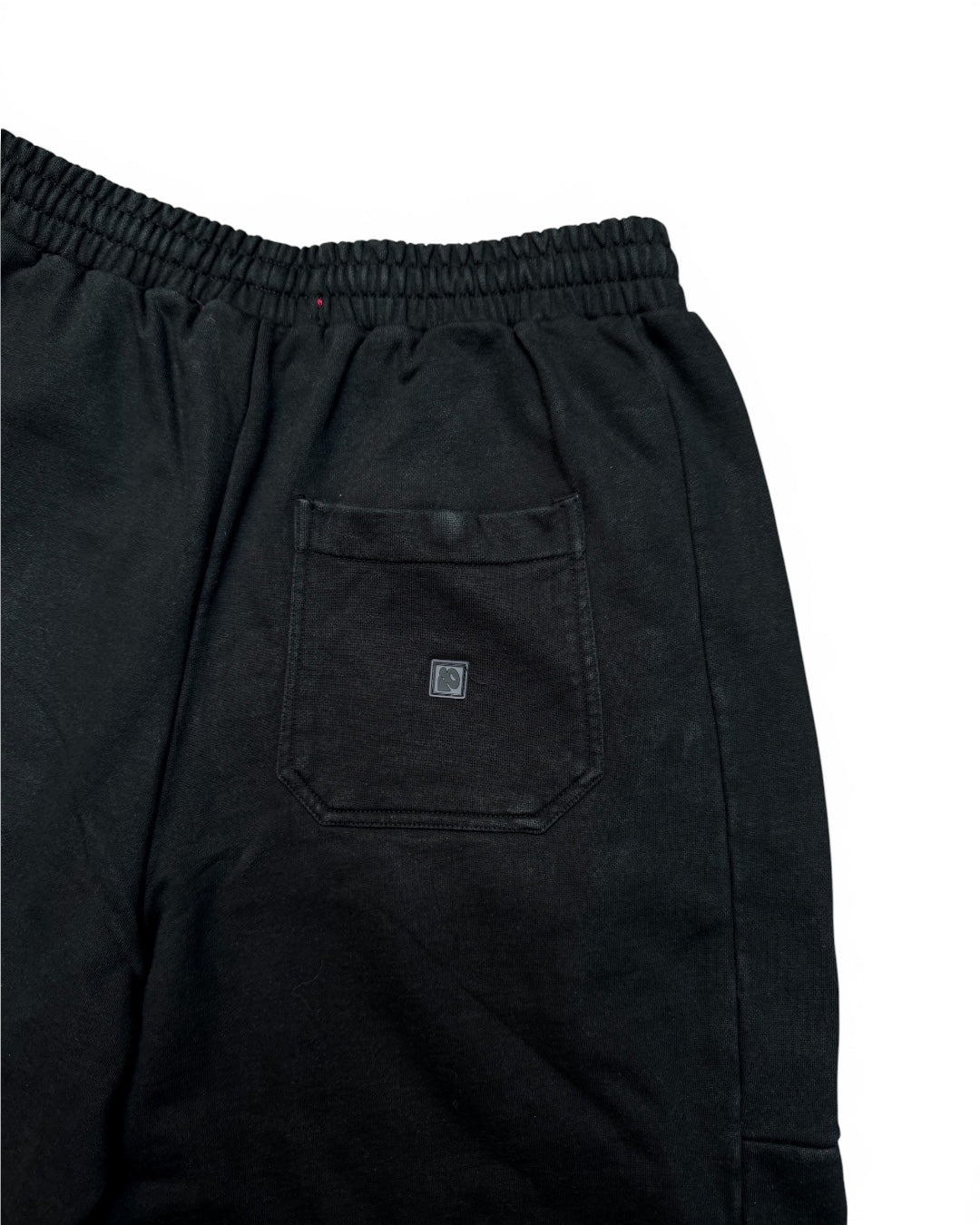 Poser Black Cotton Shorts (Medium)