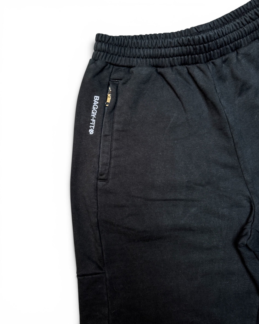 Poser Black Cotton Shorts (Medium)