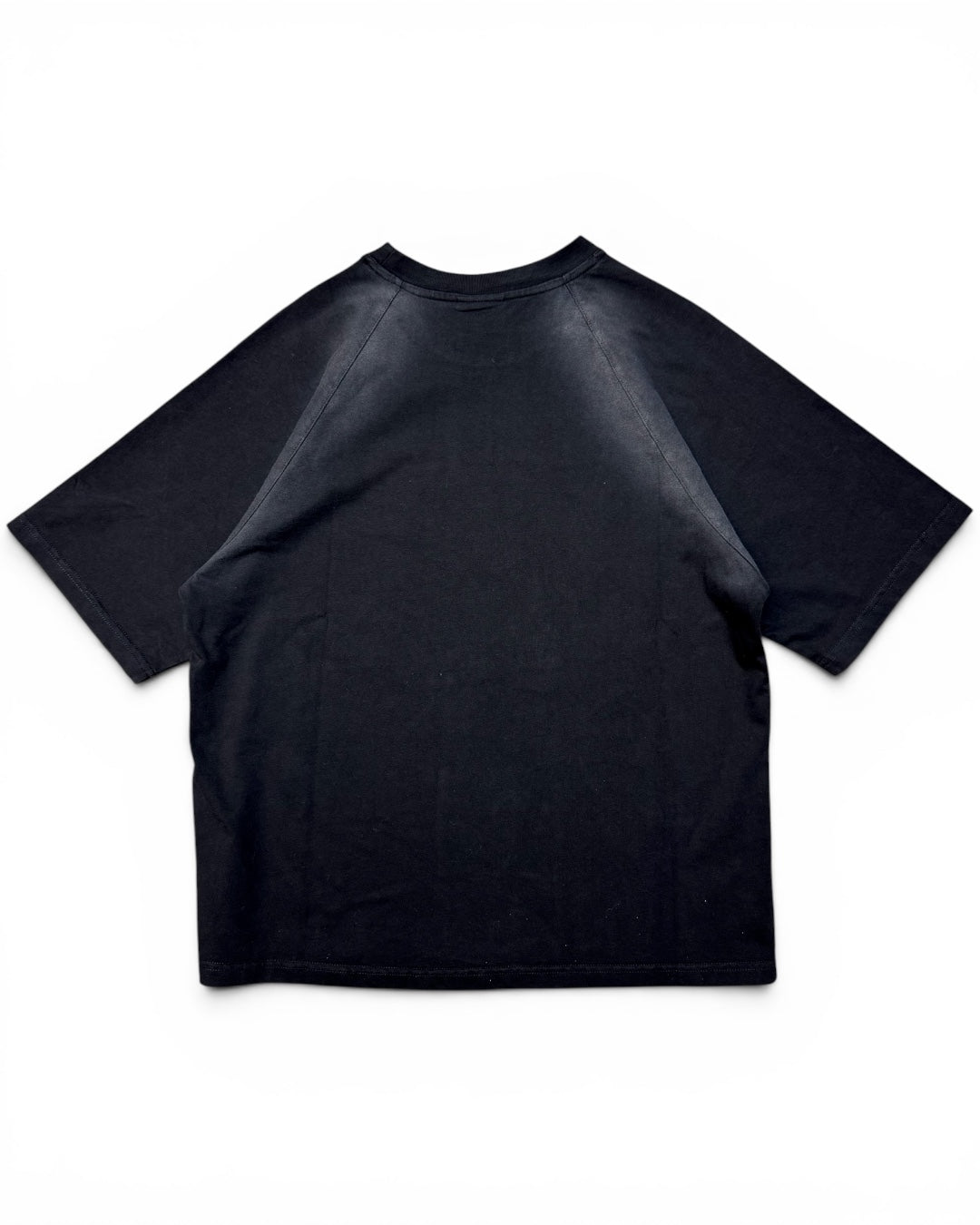 Resolve Washed Black Boxy Fit T-Shirt (Medium)