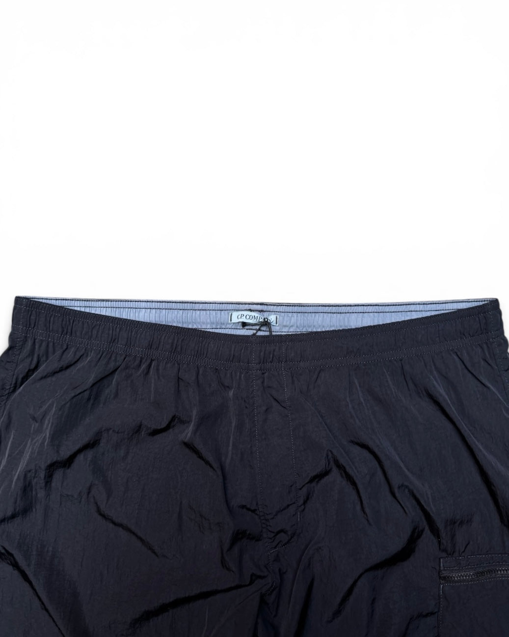 CP Company Black Nylon Beach Wear Shorts (Extra Large)