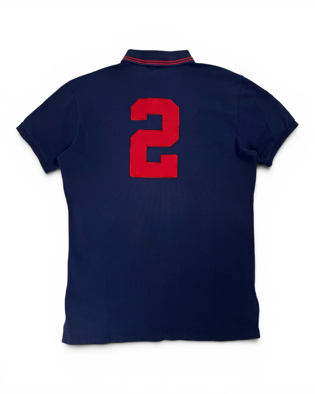 Ralph Lauren Double Pony Blue & Red Polo (Medium)