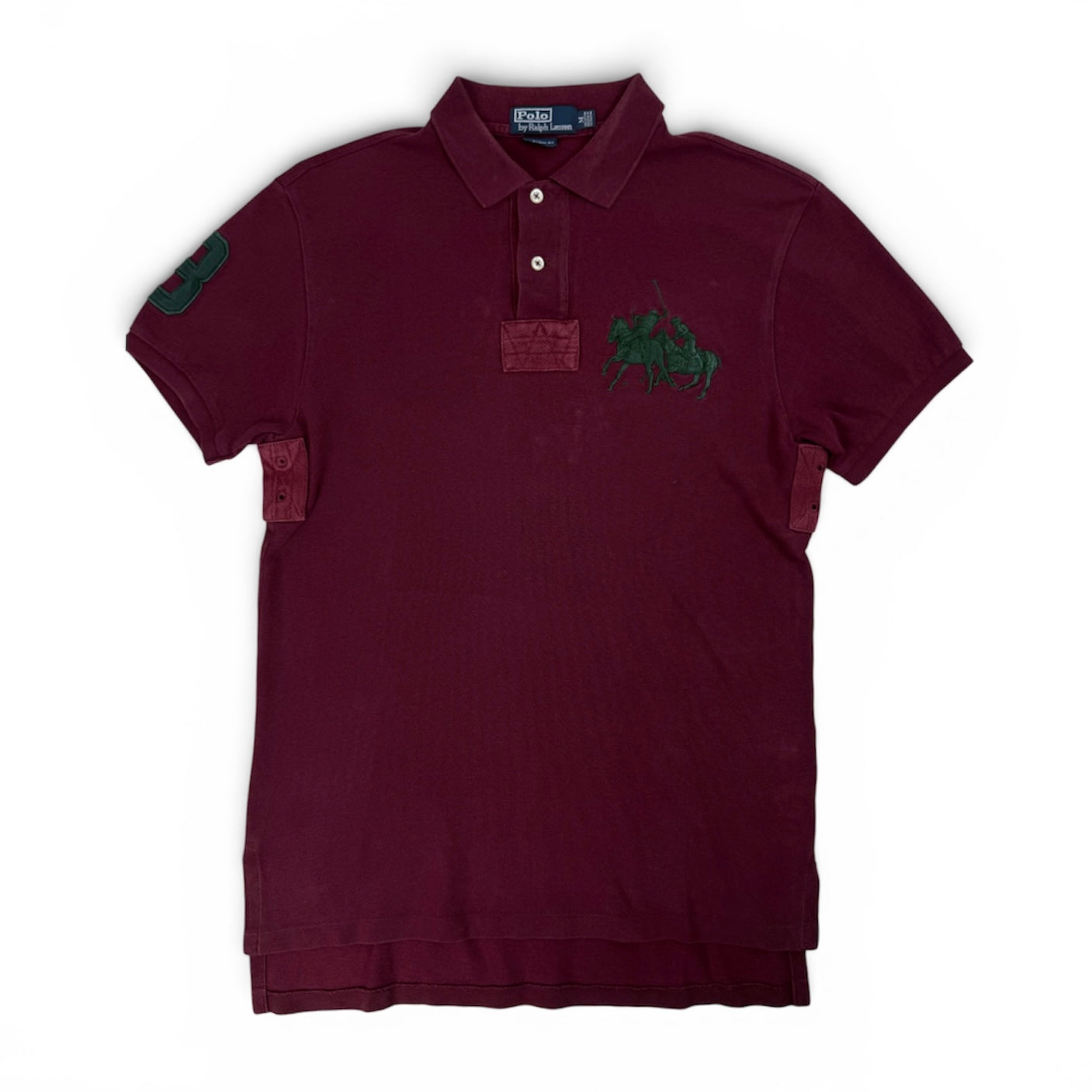 Ralph Lauren Double Pony Bordeaux Polo (Medium)