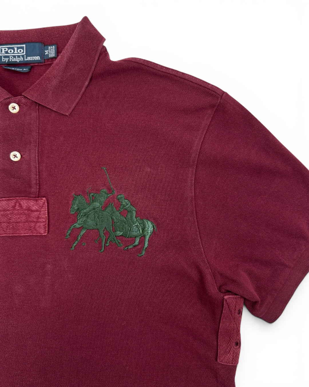 Ralph Lauren Double Pony Bordeaux Polo (Medium)