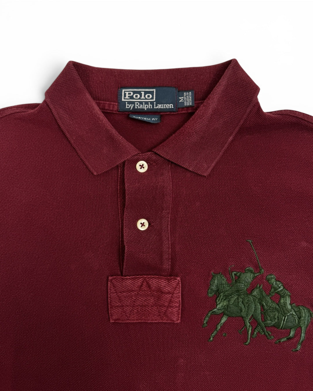 Ralph Lauren Double Pony Bordeaux Polo (Medium)