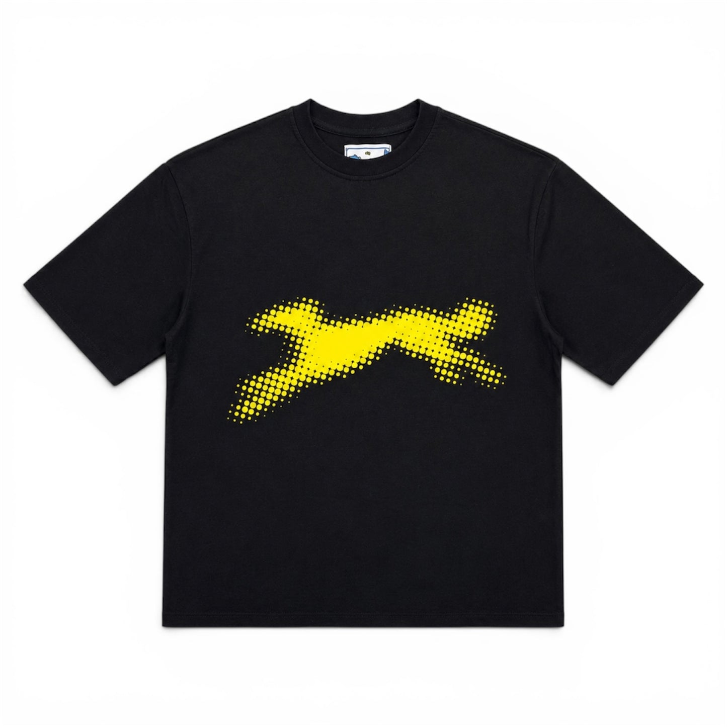 Units Boxy Fit Black & Yellow T-shirt (Small)