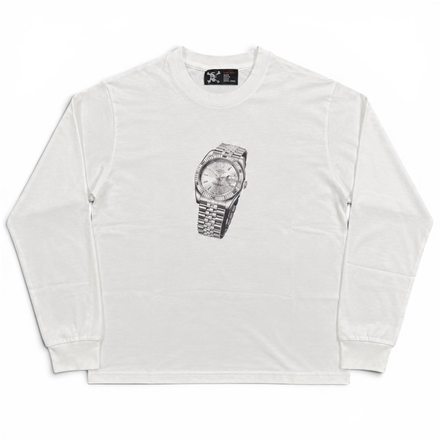 Bounty Rolex White Longsleeve (Small)