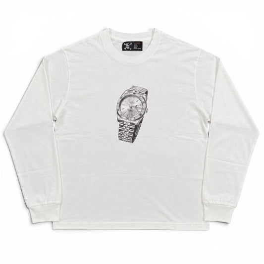 Bounty Rolex White Longsleeve (Small)