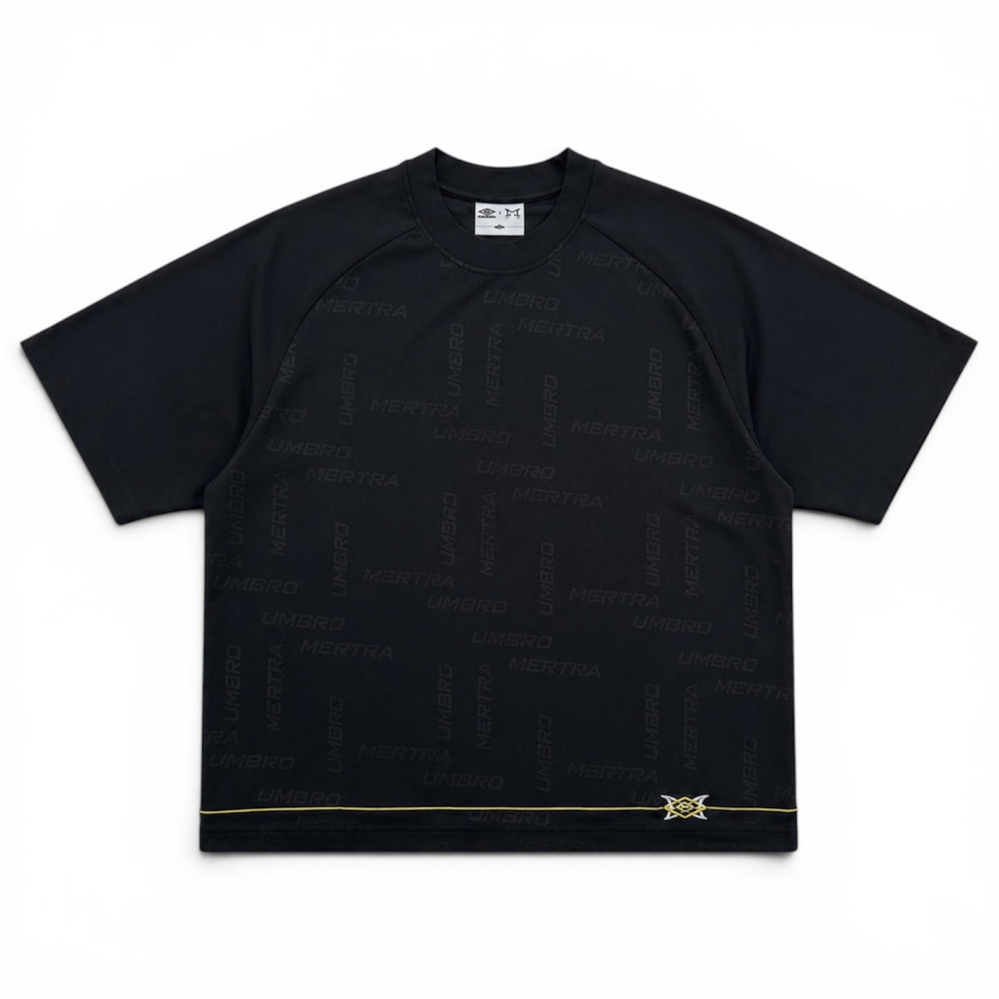 Umbro Mertra Reflective T-shirt Black & Yellow (Medium)