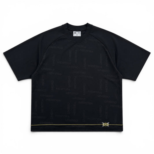 Umbro Mertra Reflective T-shirt Black & Yellow (Medium)