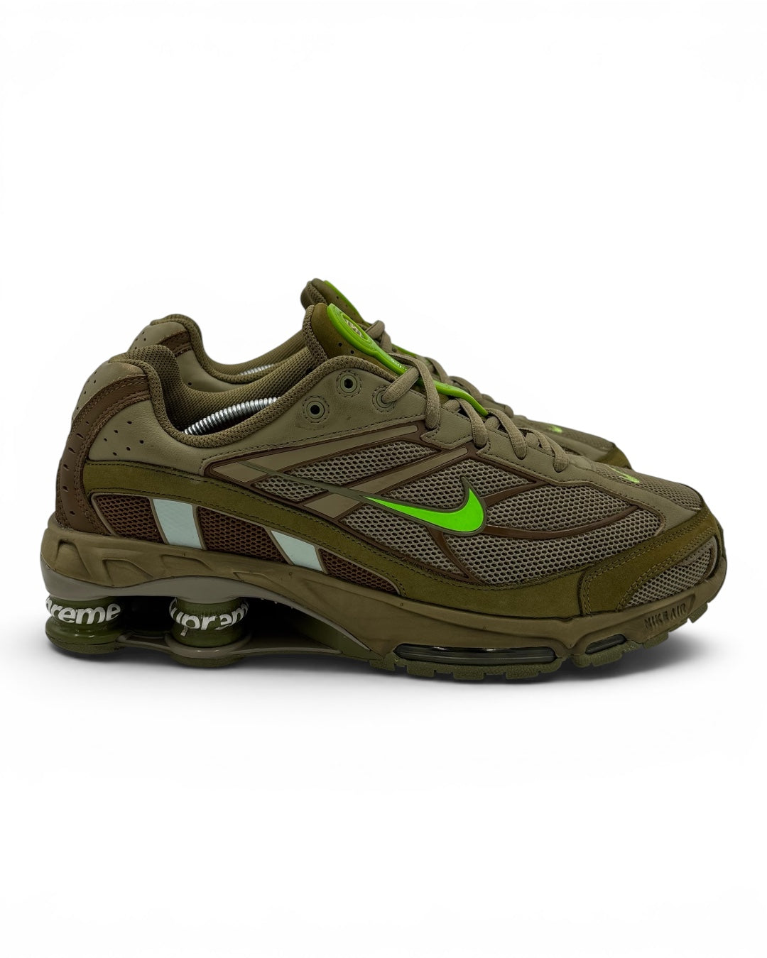 Nike Shox Ride 2 Supreme Olive Green (44 EU / 9 UK)