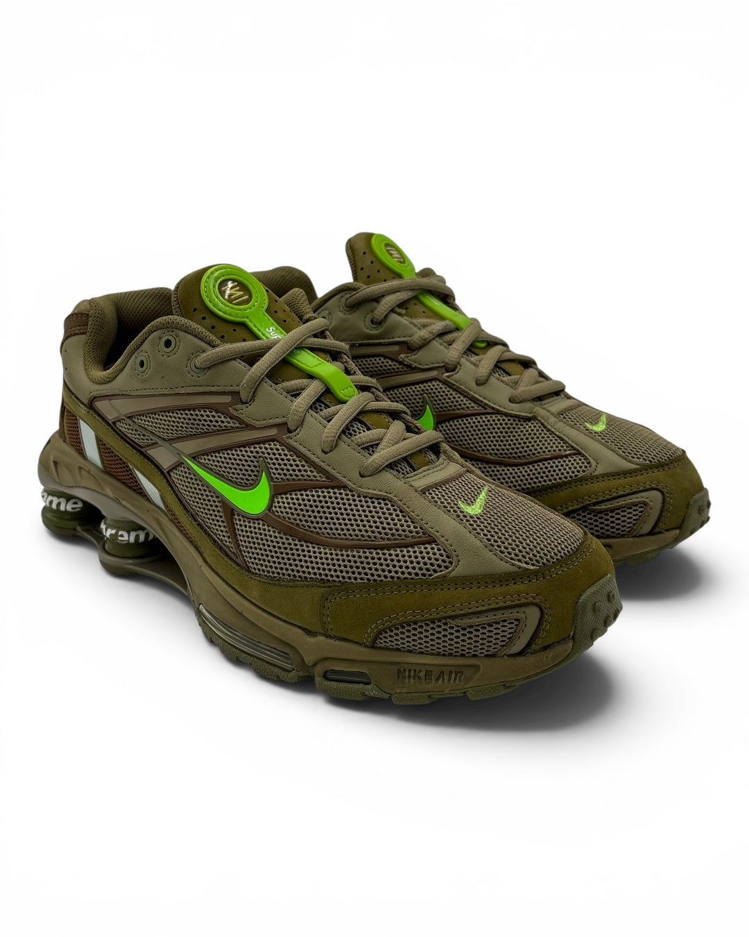 Nike Shox Ride 2 Supreme Olive Green (44 EU / 9 UK)