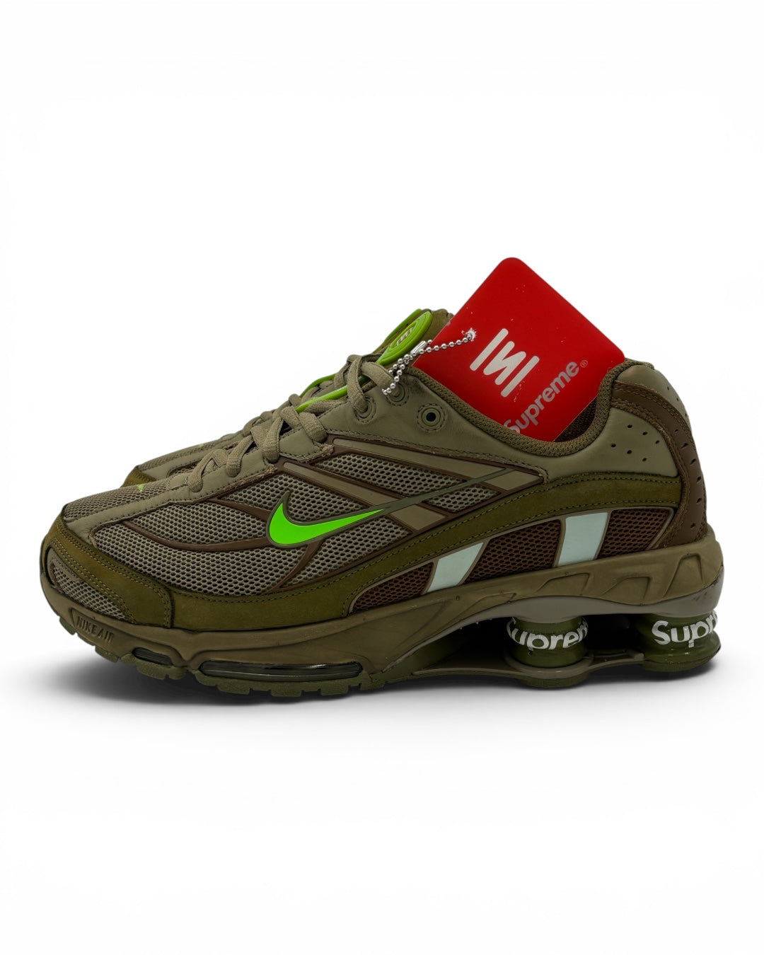 Nike Shox Ride 2 Supreme Olive Green (44 EU / 9 UK)