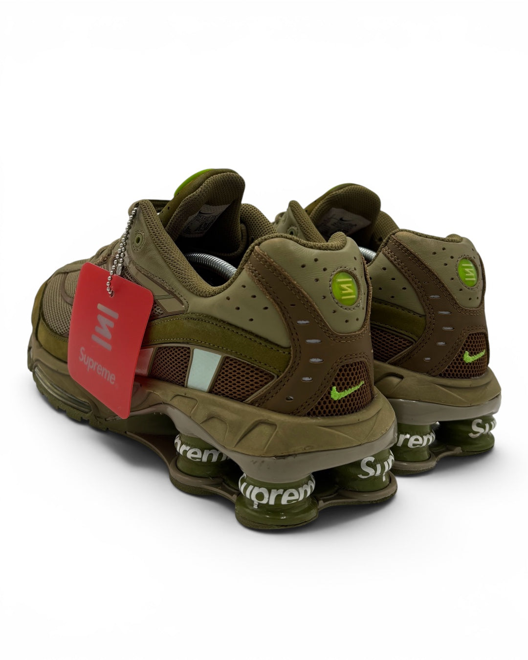 Nike Shox Ride 2 Supreme Olive Green (44 EU / 9 UK)