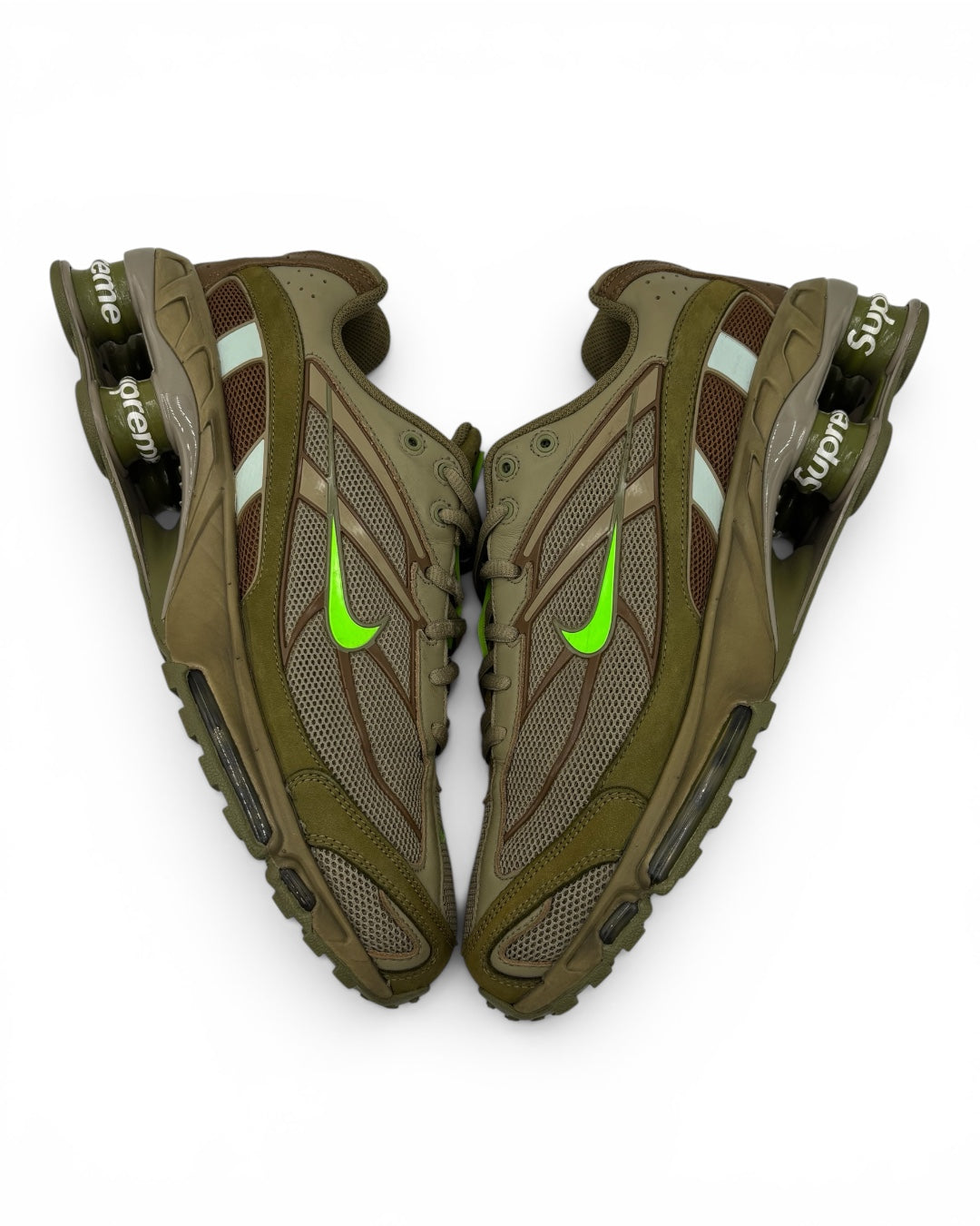 Nike Shox Ride 2 Supreme Olive Green (44 EU / 9 UK)