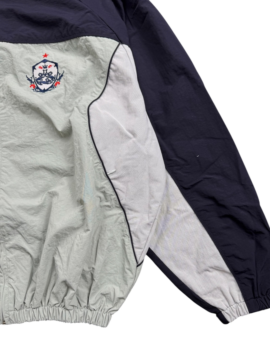 UIF England Track Jacket Blue Navy Grey (Medium)