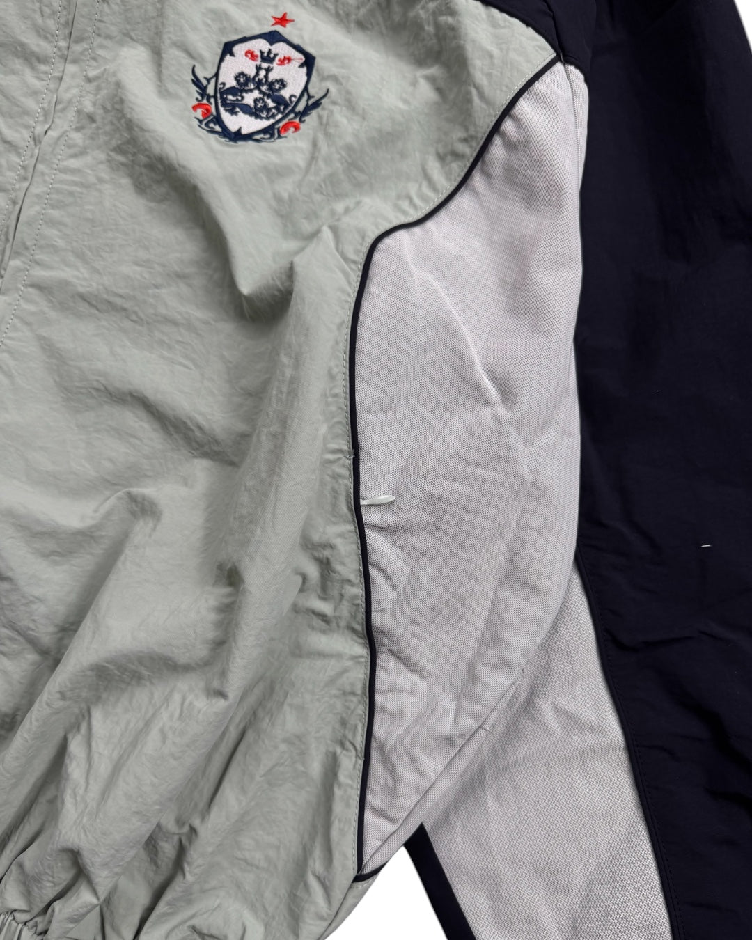 UIF England Track Jacket Blue Navy Grey (Medium)