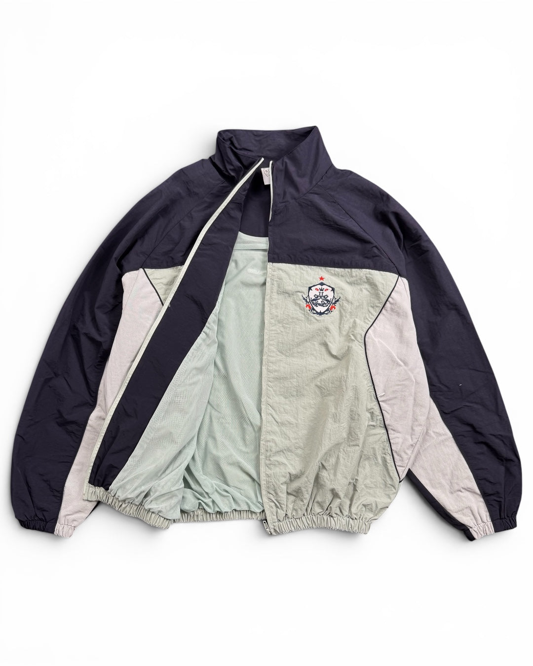 UIF England Track Jacket Blue Navy Grey (Medium)