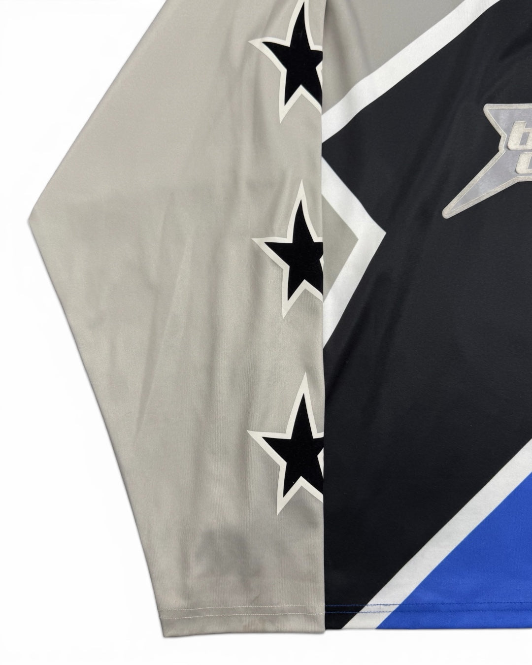 One Block Down Blue Star Longsleeve Jersey (Large)