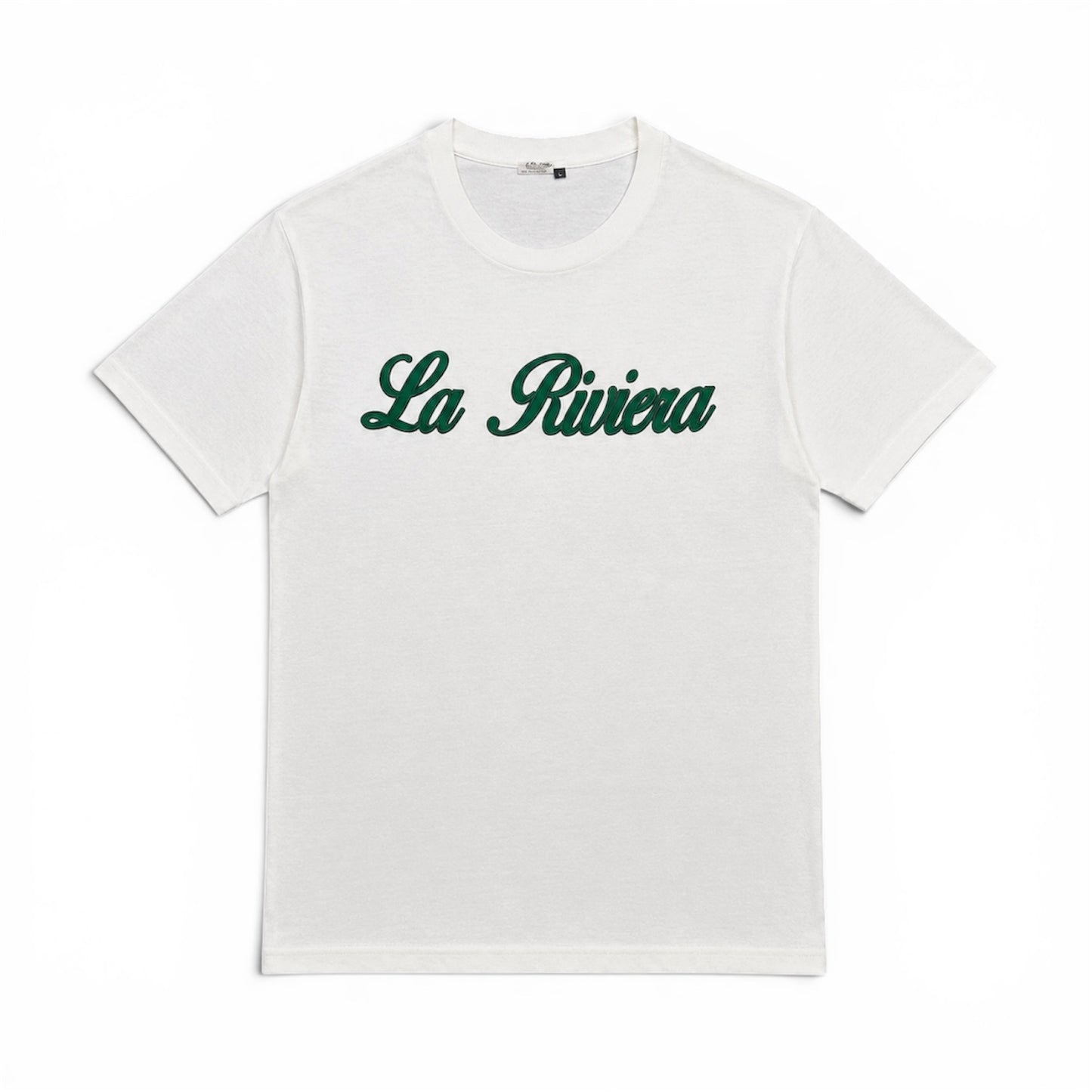 La Riviera White & Green T-Shirt (Small)