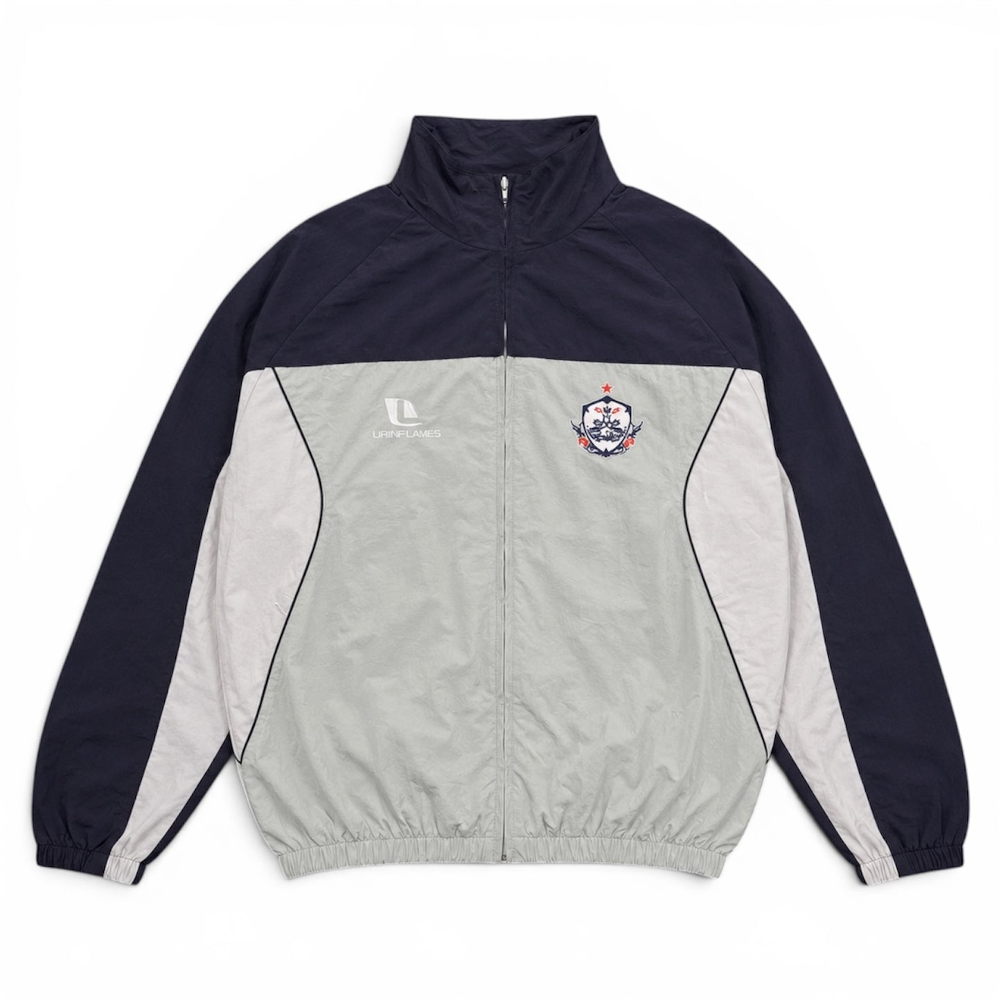 UIF England Track Jacket Blue Navy Grey (Medium)