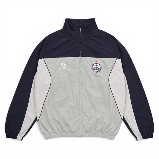 UIF England Track Jacket Blue Navy Grey (Medium)