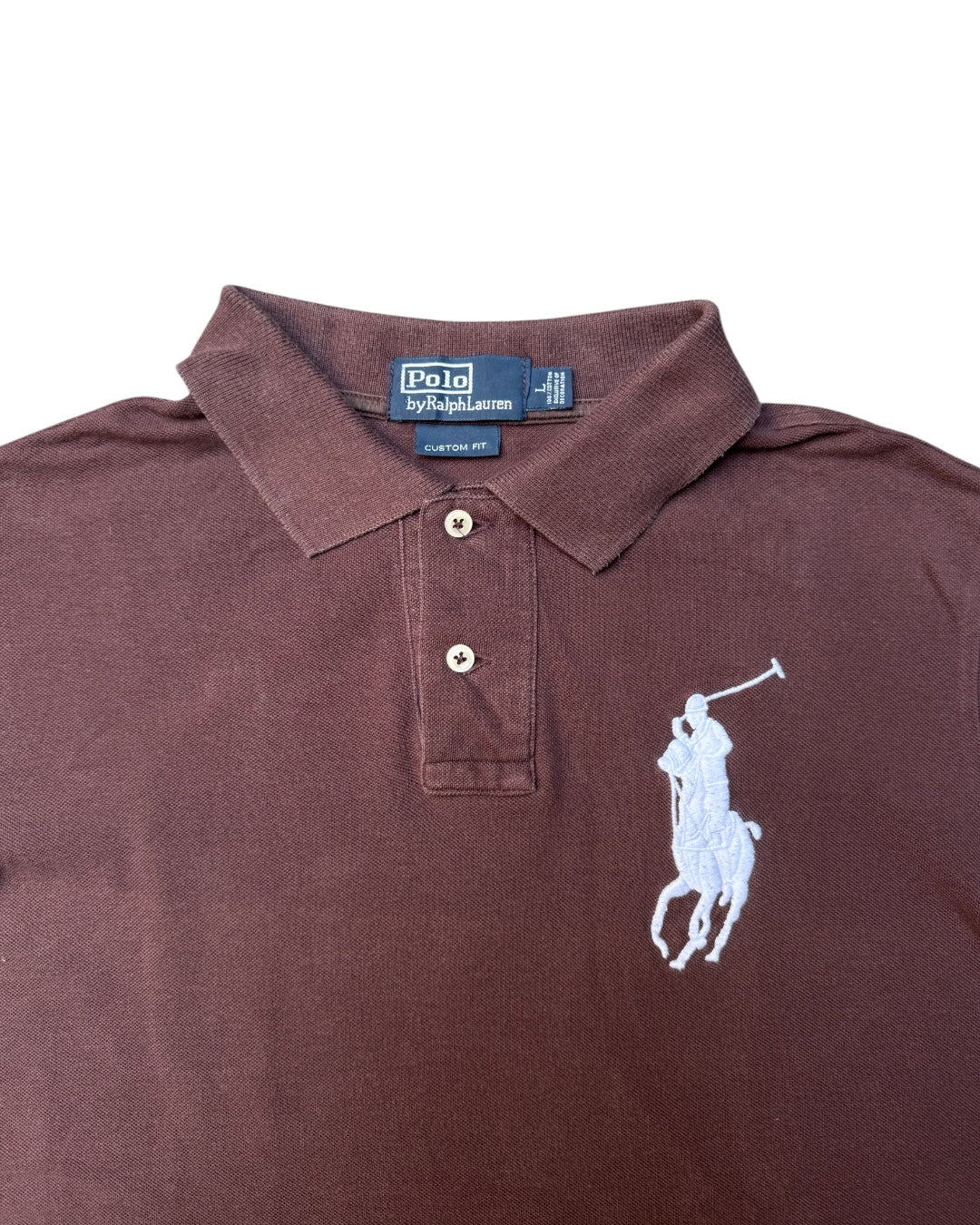 Ralph Lauren Big Pony Brown Polo (Large)