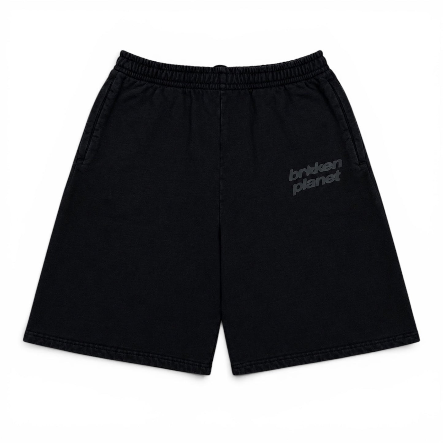 Broken Planet Sweatshorts Black (Medium)