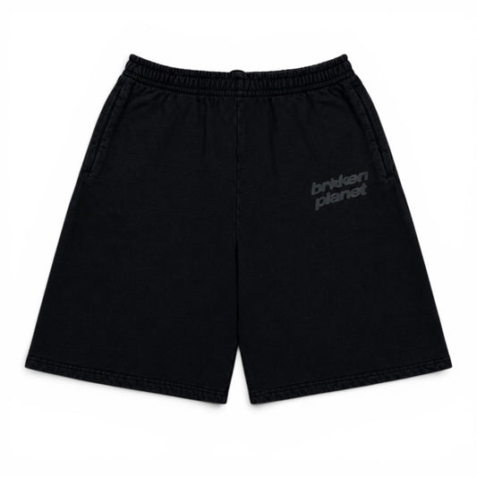 Broken Planet Sweatshorts Black (Medium)