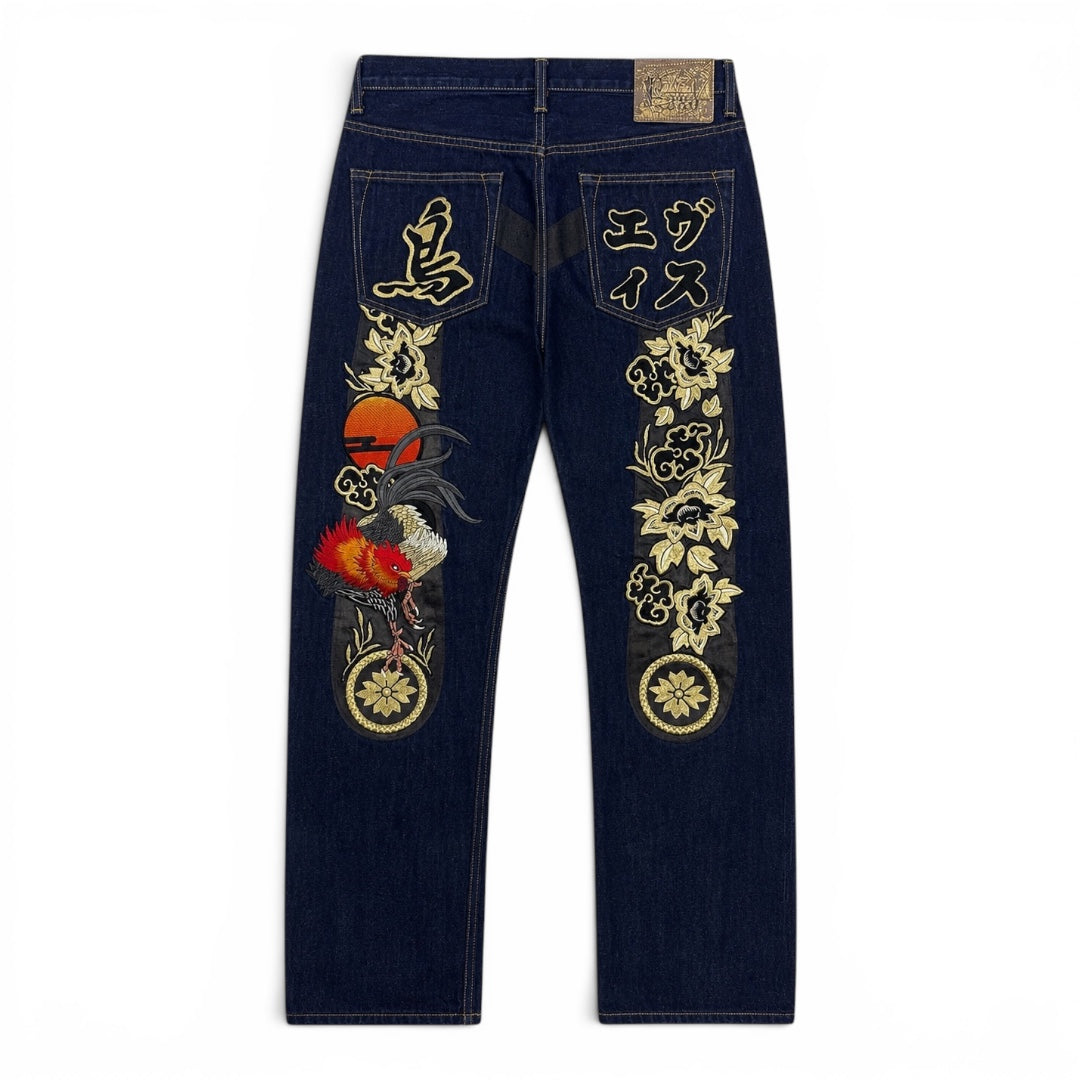 Evisu Selvedge Blue Jeans Denim