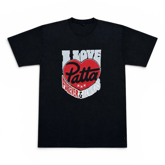 Patta "Forever & Always" Black Tee