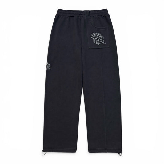 Mertra Bigstep Baggy Black Joggers