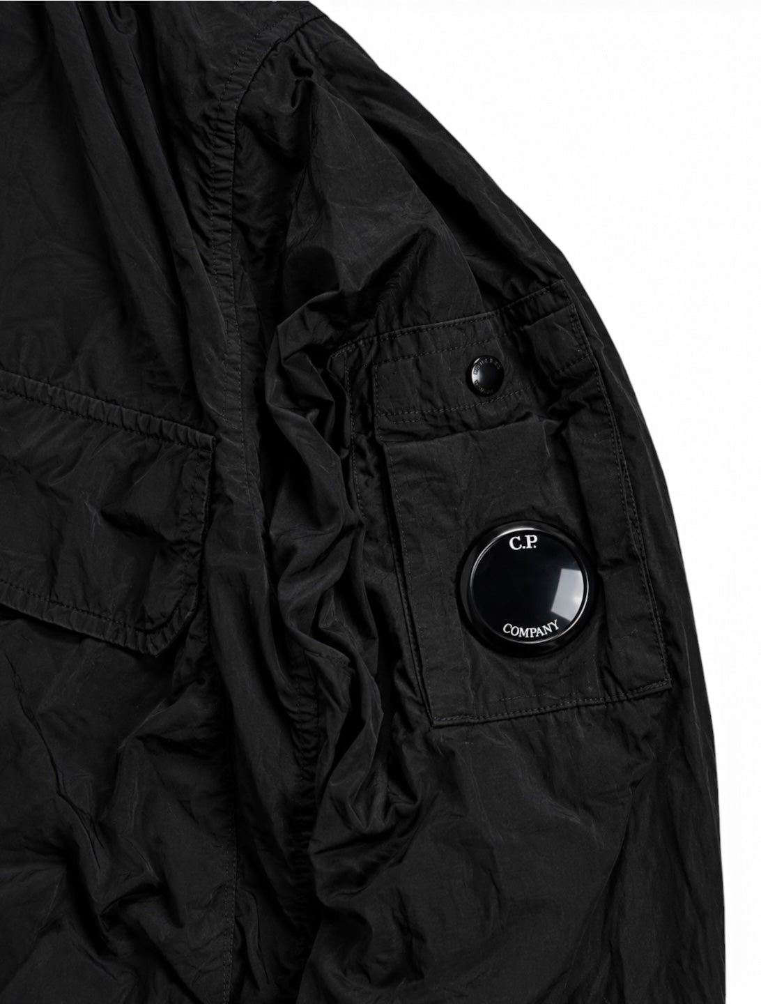 CP Company Chrome-R Hooded Lens Jacket Black (XL)