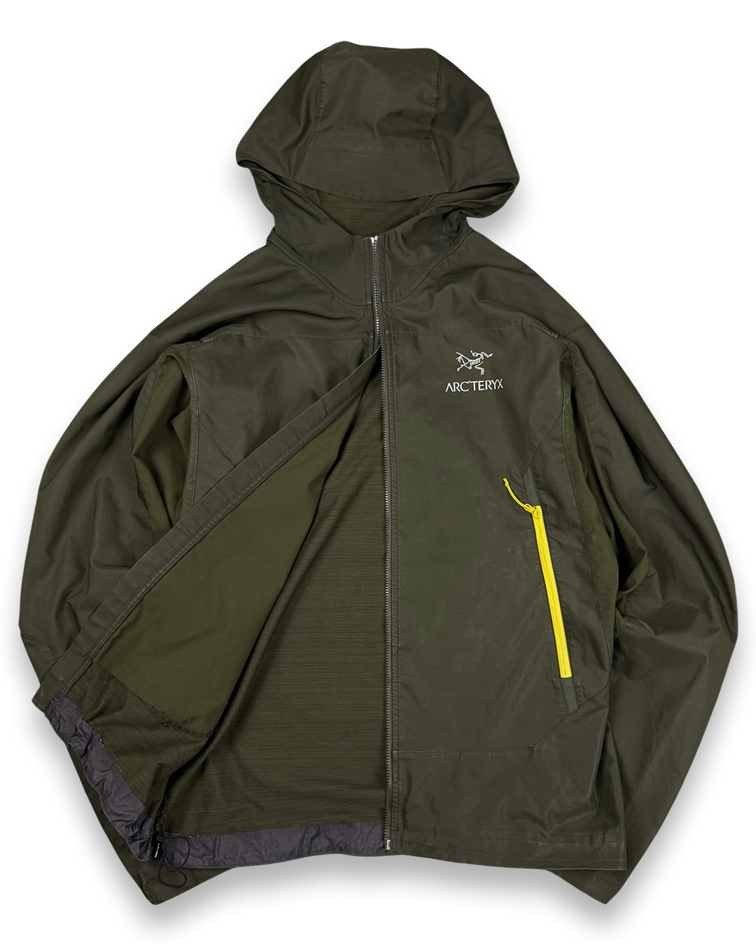 Arcteryx Soft Shell Jacket Olive Green (Small)