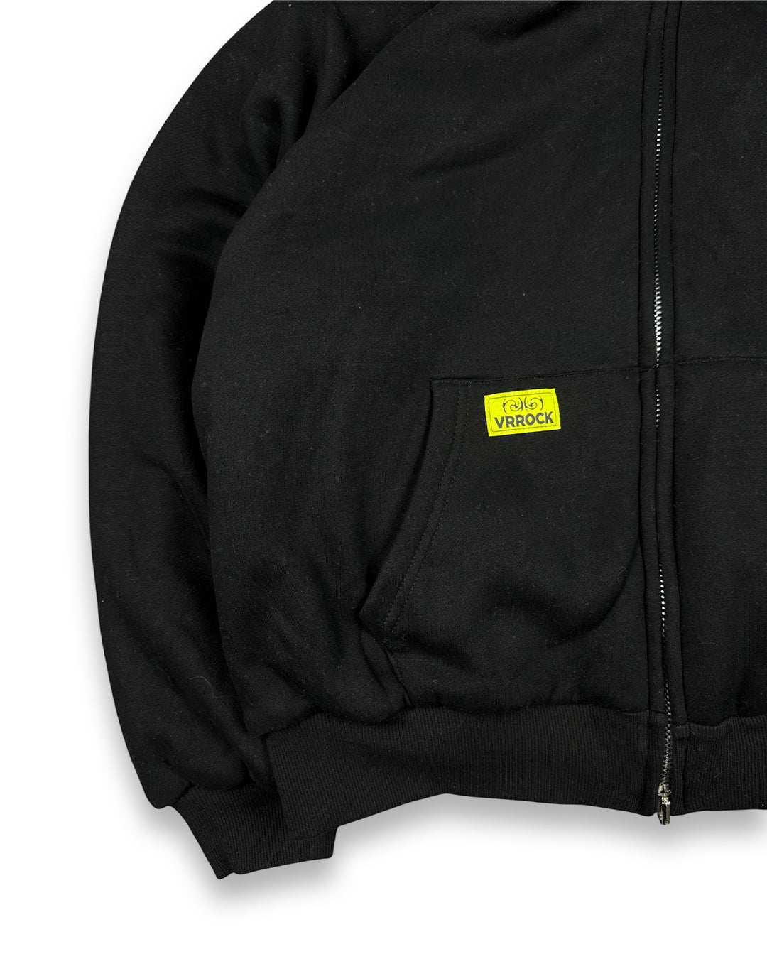 Hoodie Double-Faced Grey / Black (Medium)