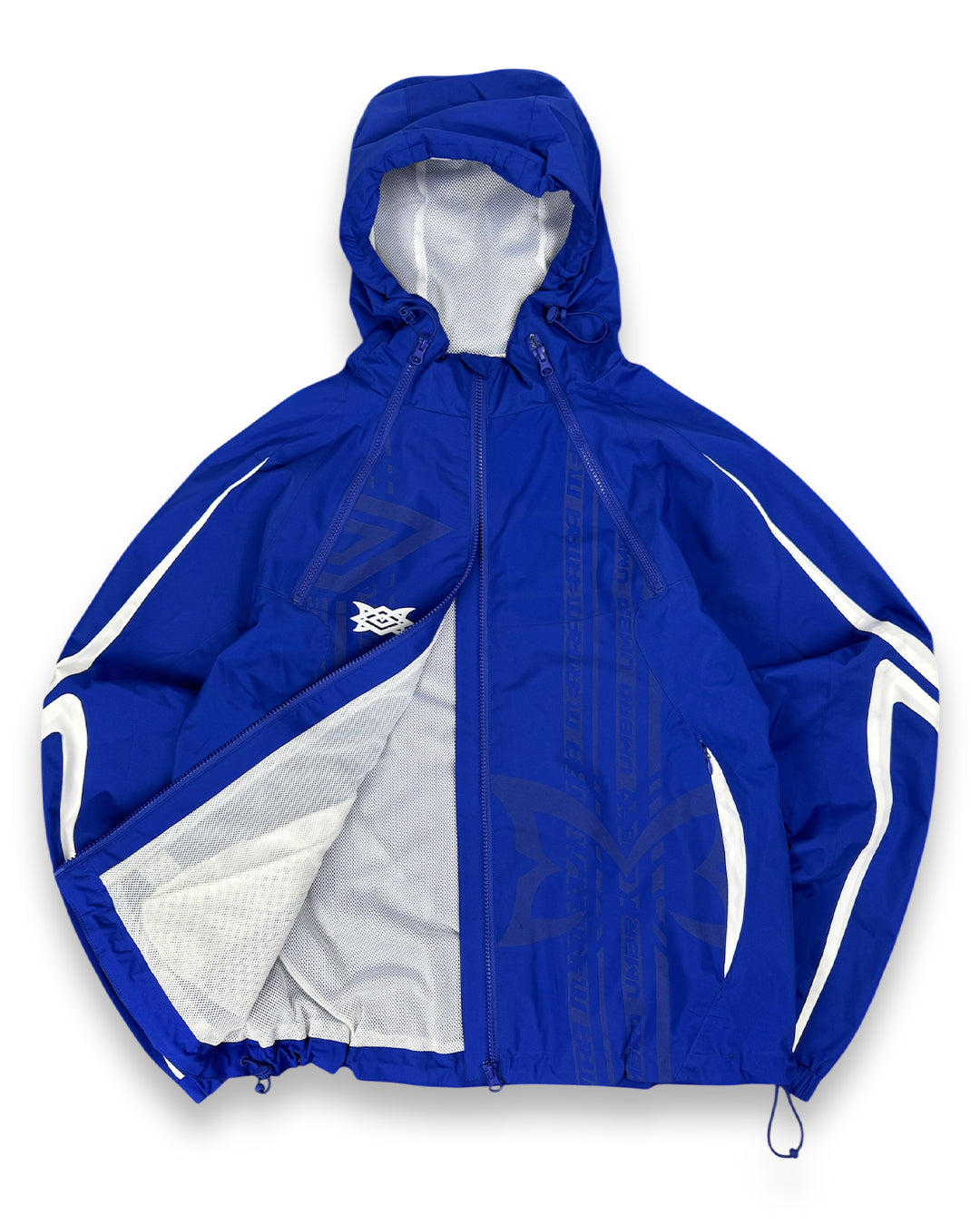 Mertra Umbro Reflective Technical Blue Shell Jacket (Medium)
