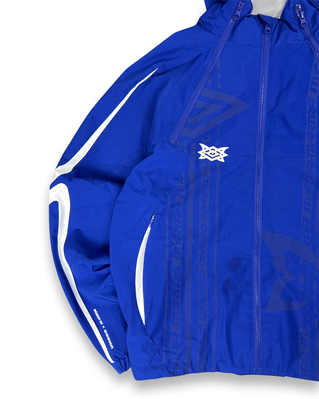 Mertra Umbro Reflective Technical Blue Shell Jacket (Medium)