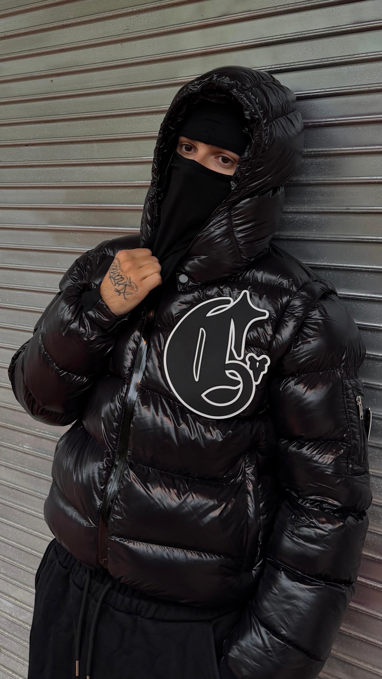 Corvidae Black Technical Puffer (Small)