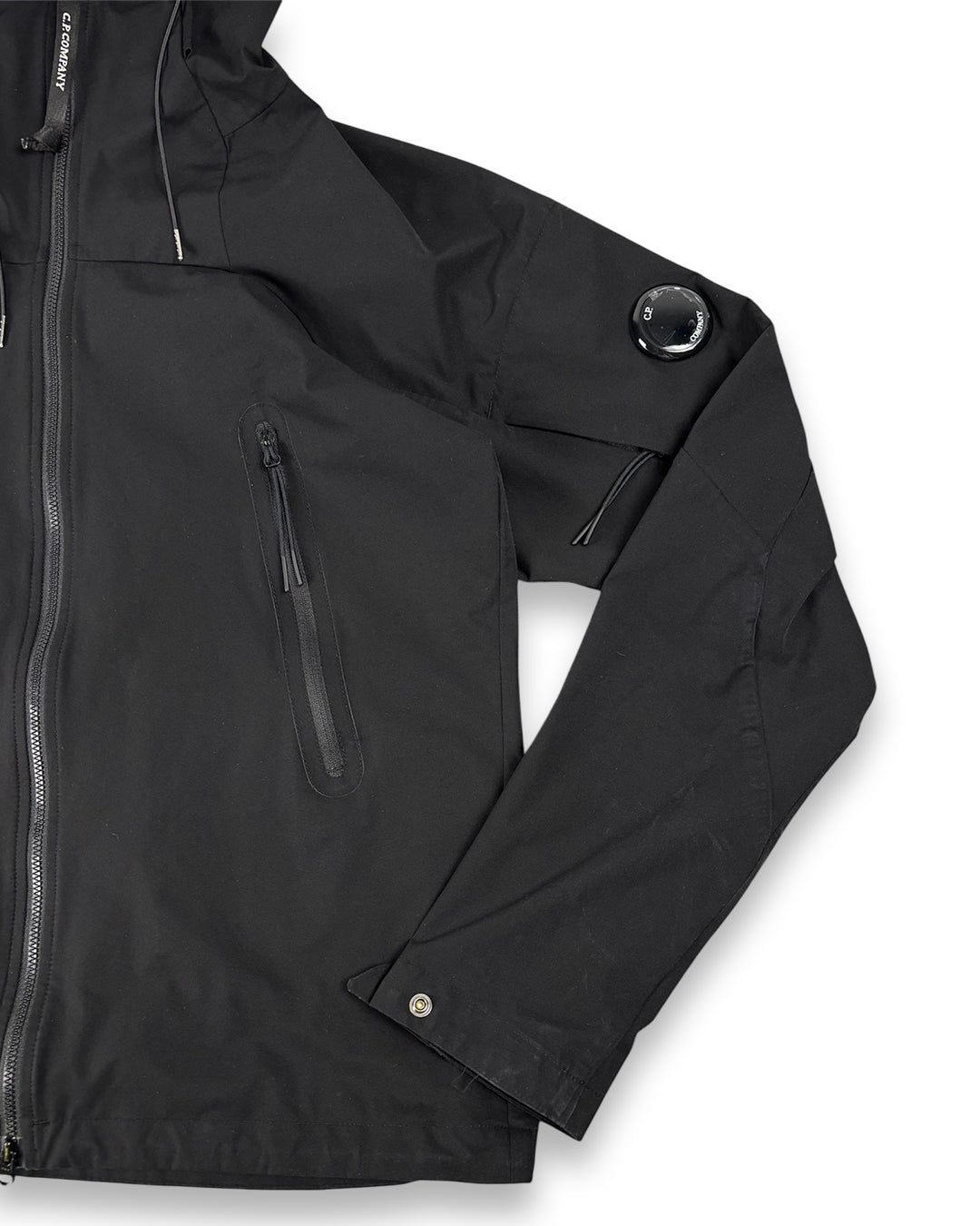 CP Company Pro-Tek Black Jacket (Small)